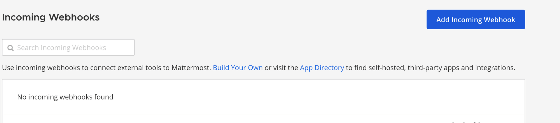 Mattermost Webhook Setup