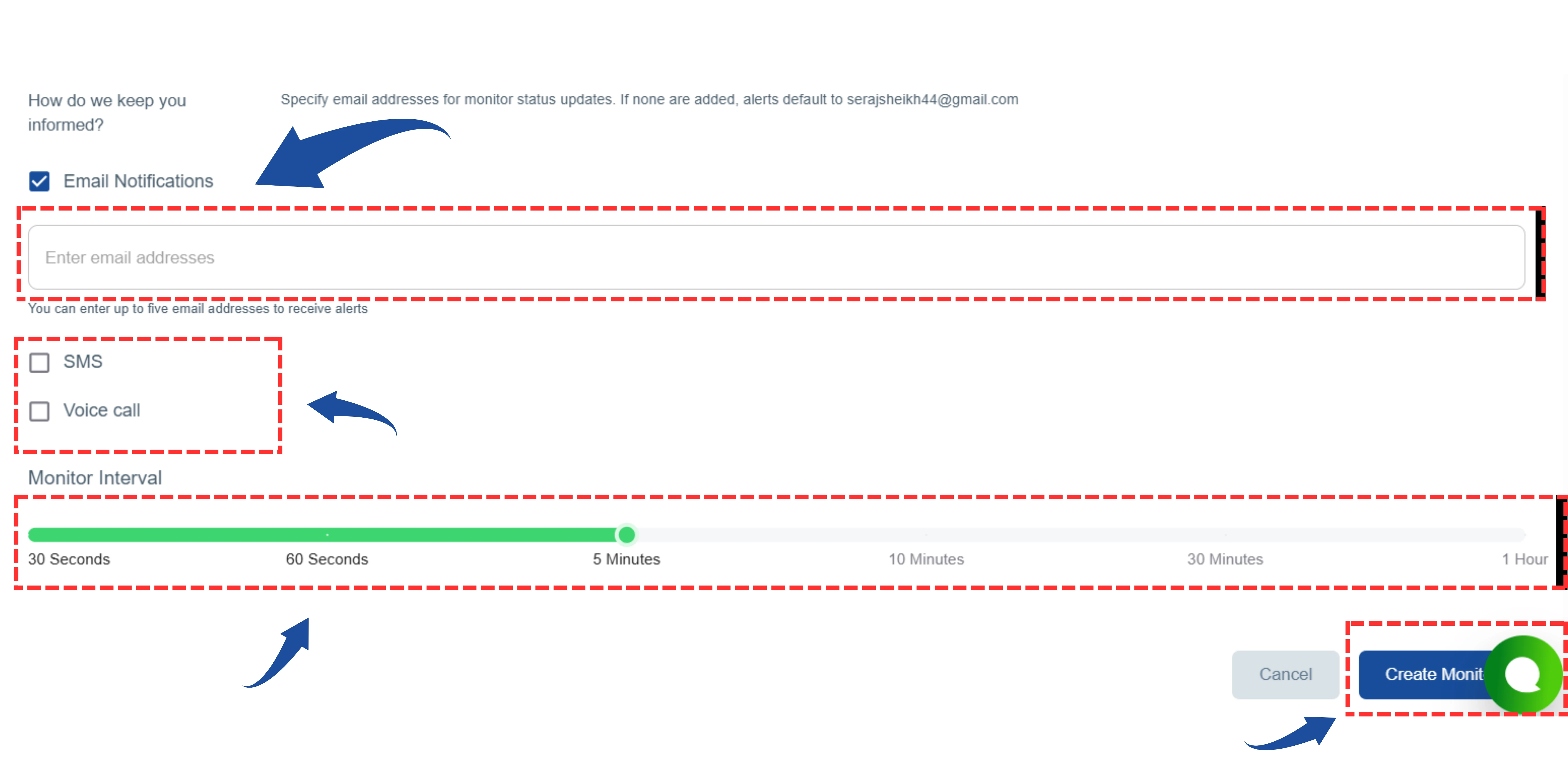 Configure Monitoring Settings